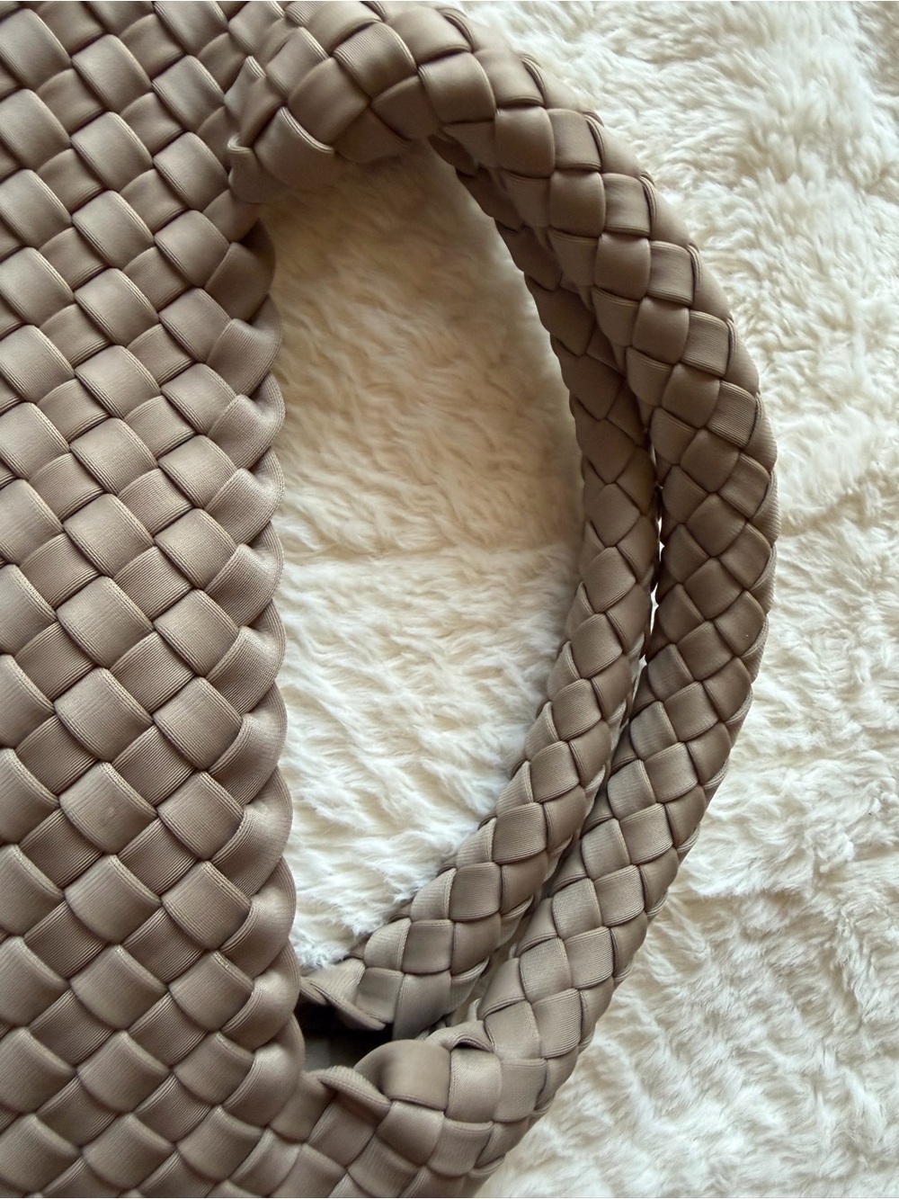 Naghedi St. Barth’s Medium Tote and Pouch- Cashmere - Picture 7 of 14